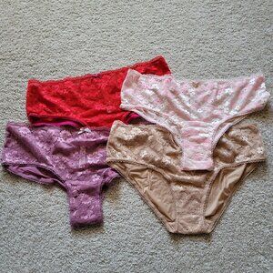 NWOT Victoria's Secret Body by Victoria Panty Assortment of 4
